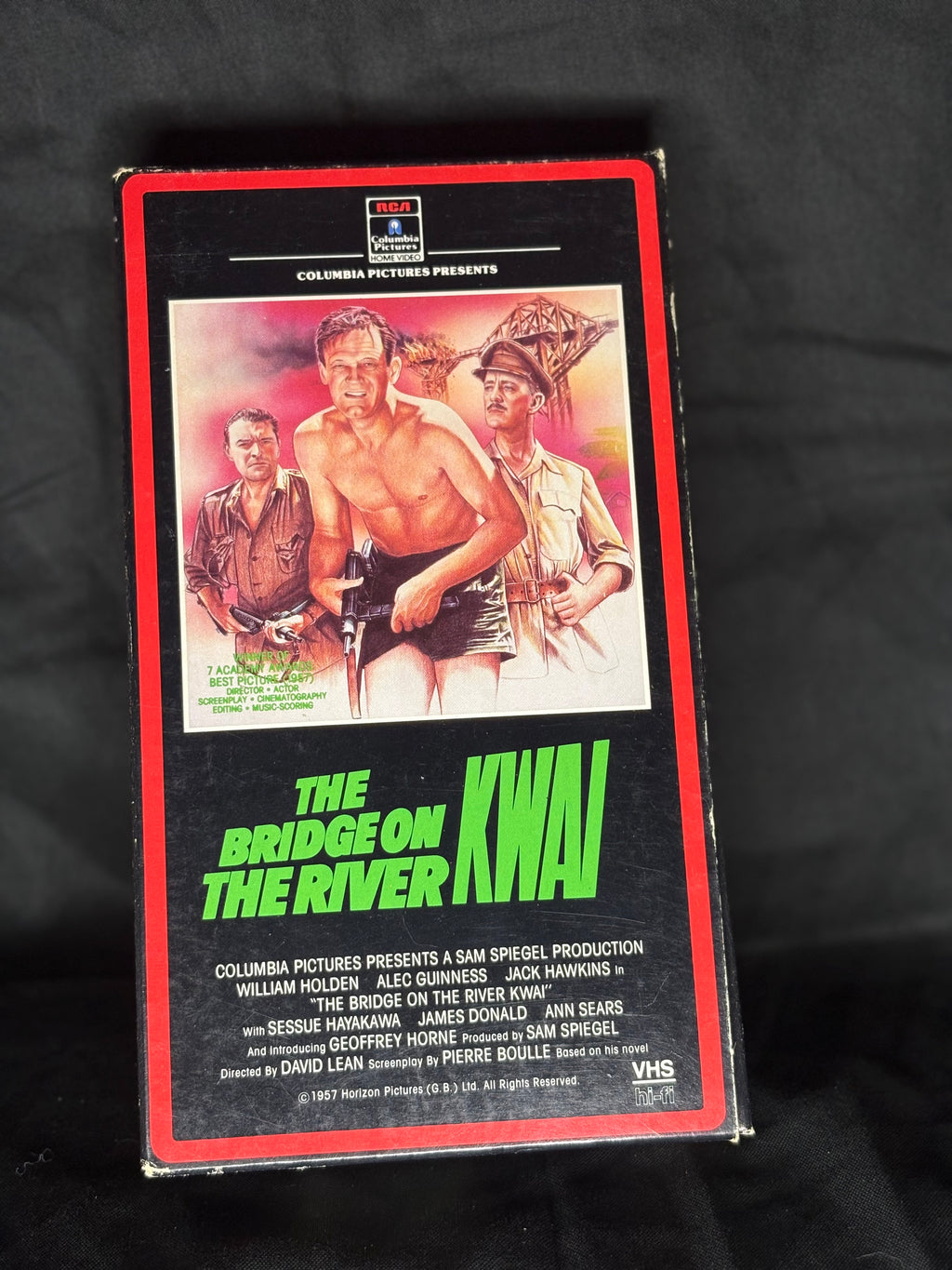 VHS | THE BRIDGE ON THE RIVER KWAI (1957)