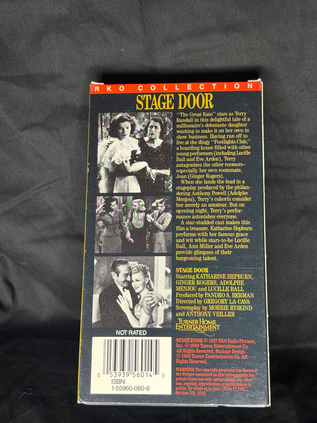 VHS | STAGE DOOR VINTAGE (1937)