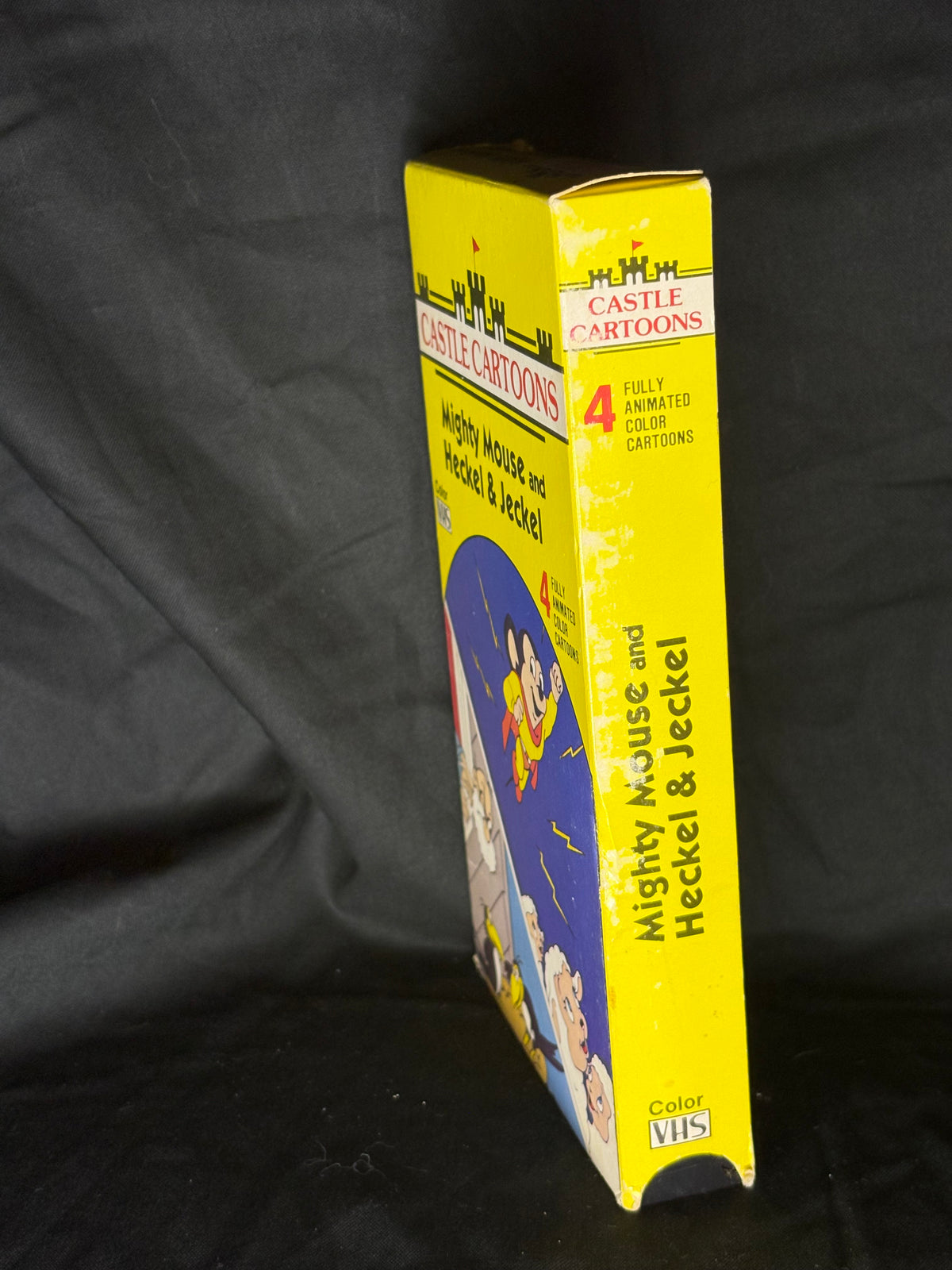 VHS| CASTLE CARTOONS: MIGHTY MOUSE AND THE HECKEL & JECKEL (1987)