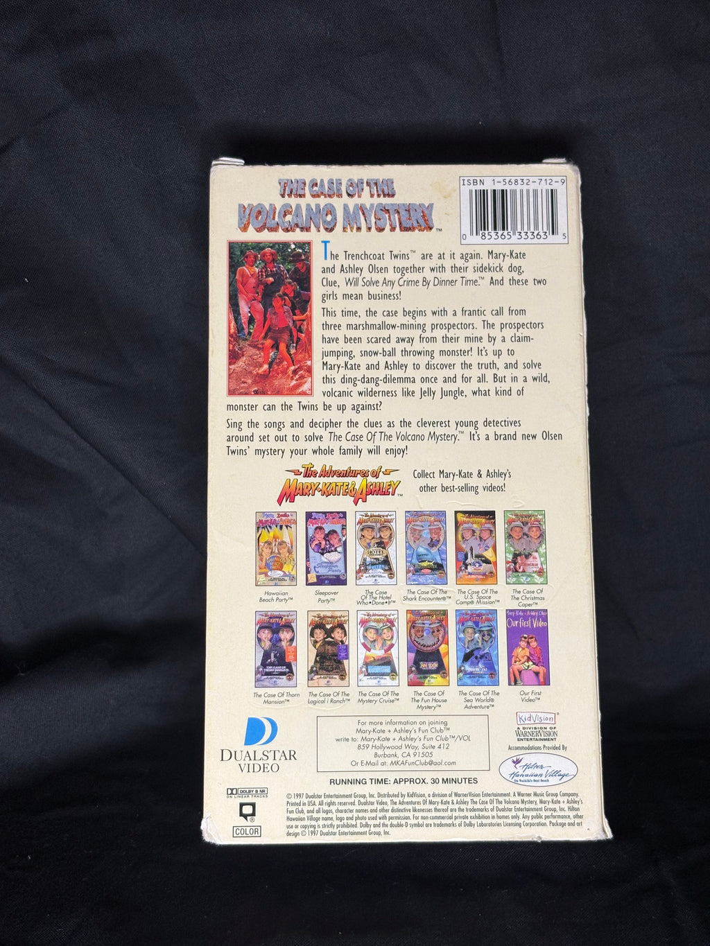 VHS | THE ADVENTURES OF MARY-KATE & ASHLEY: THE CASE OF THE VOLCANO MYSTERY (1997)
