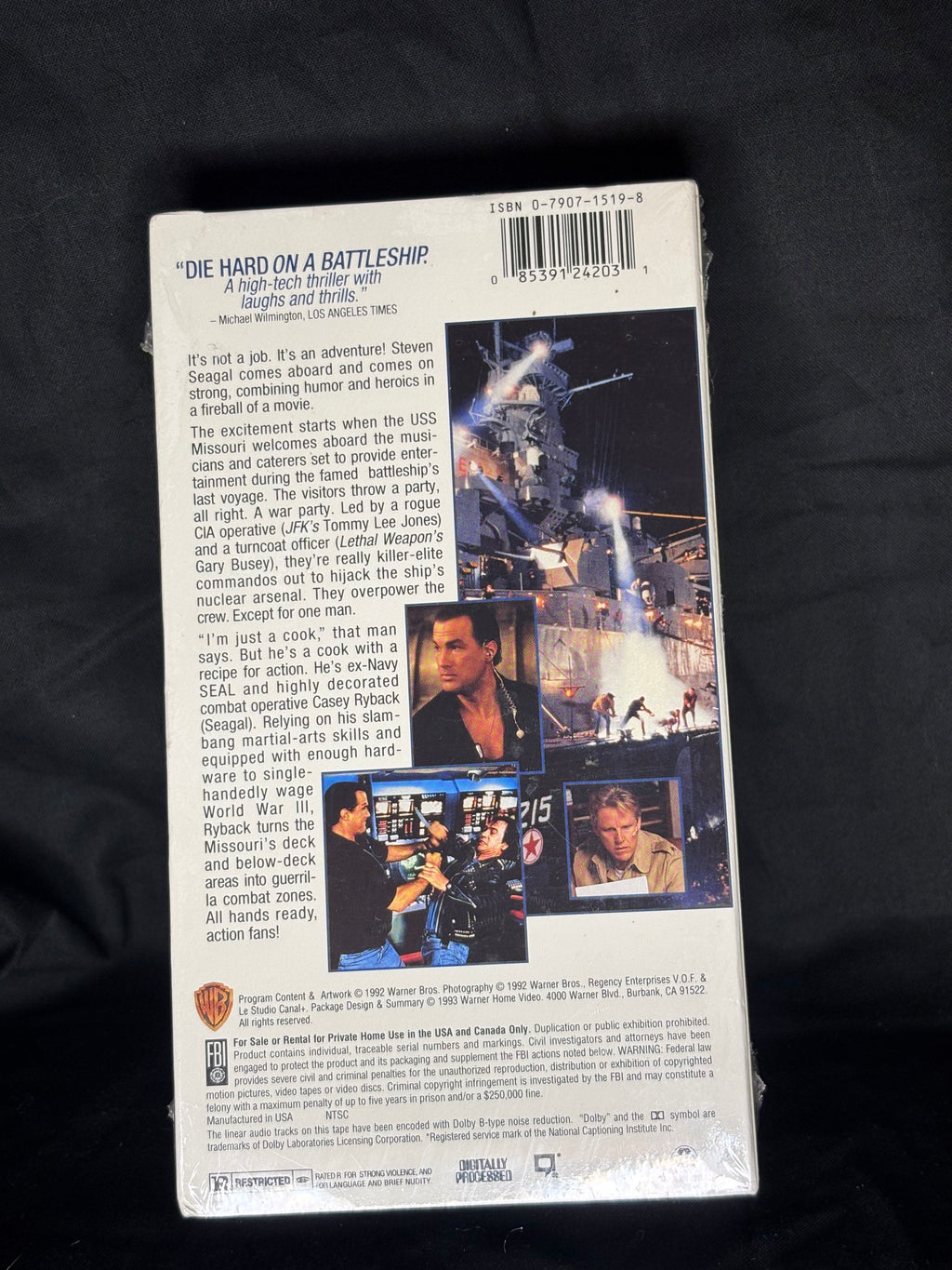 VHS | UNDER SIEGE SEALED VHS TAPE (1992)