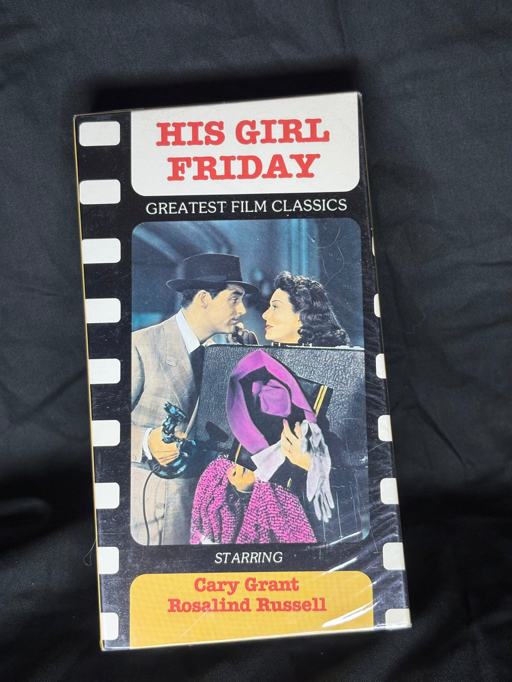 VHS | HIS GIRL FRIDAY SEALED VHS TAPE (1940)