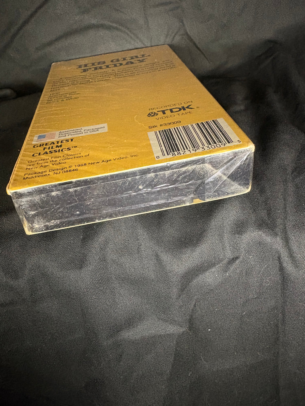 VHS | HIS GIRL FRIDAY SEALED VHS TAPE (1940)