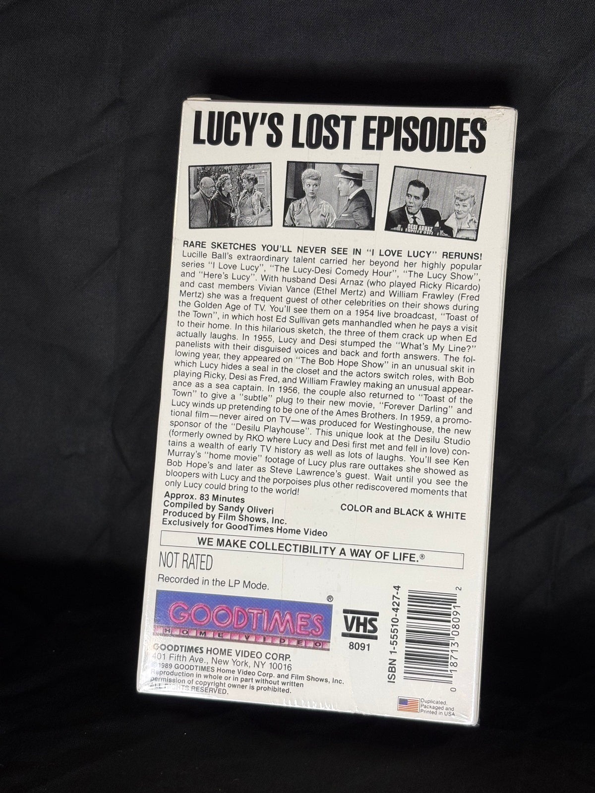 VHS | LUCY'S LOST EPISODES SEALED 1990 GOODTIMES HOME VIDEO SPECIAL