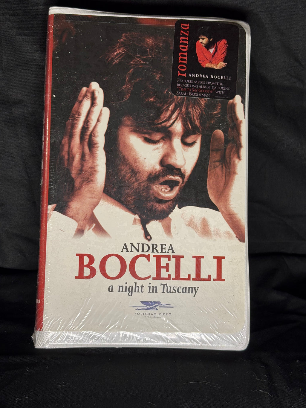 VHS | ANDREA BOCELLI: A NIGHT IN TUSCANY (SEALED)