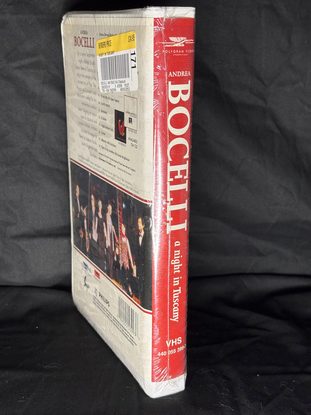 VHS | ANDREA BOCELLI: A NIGHT IN TUSCANY (SEALED)