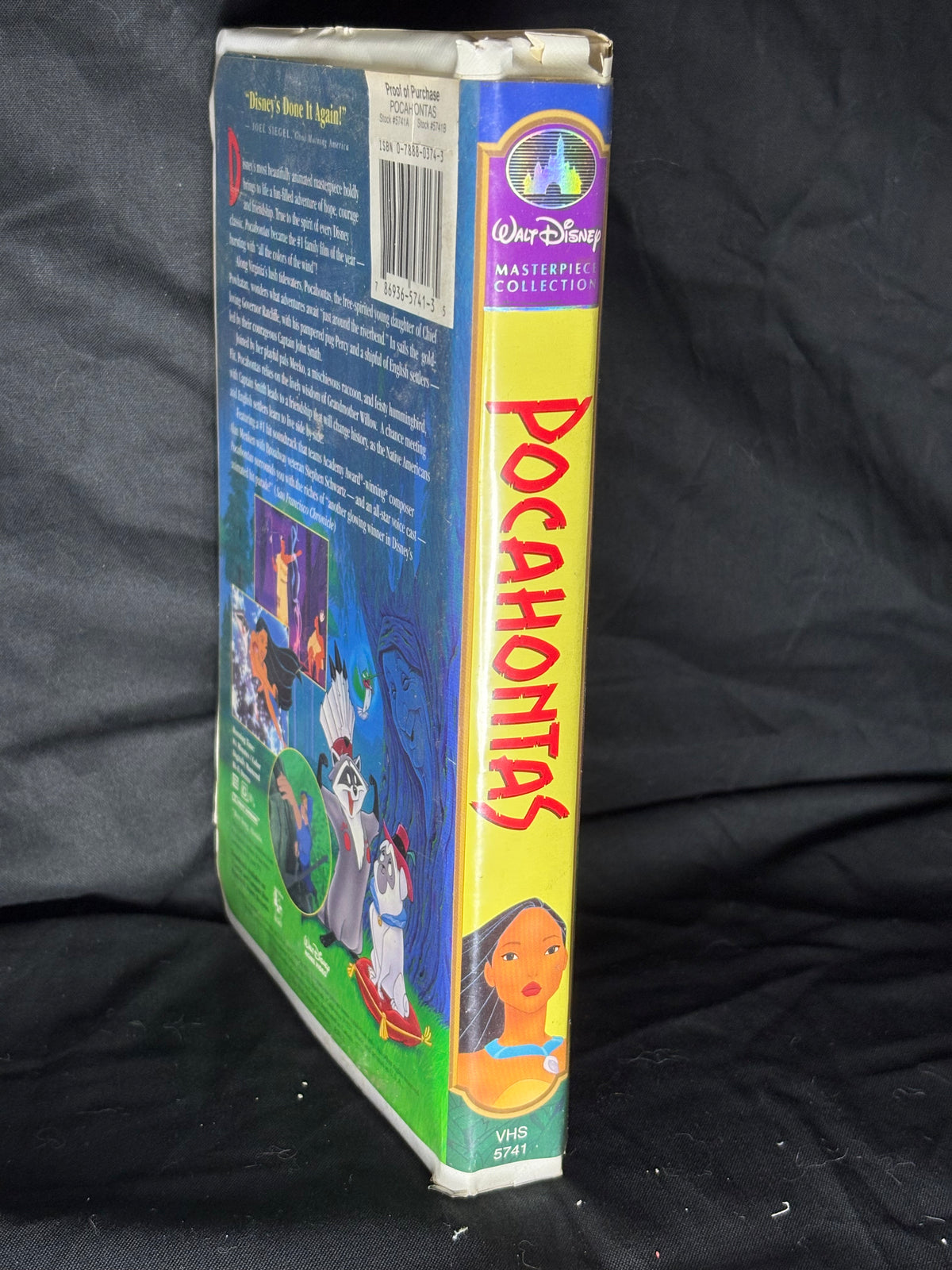 VHS | WALT DISNEYMASTERPIECE COLLECTION VHS TAPE OF POCAHONTAS