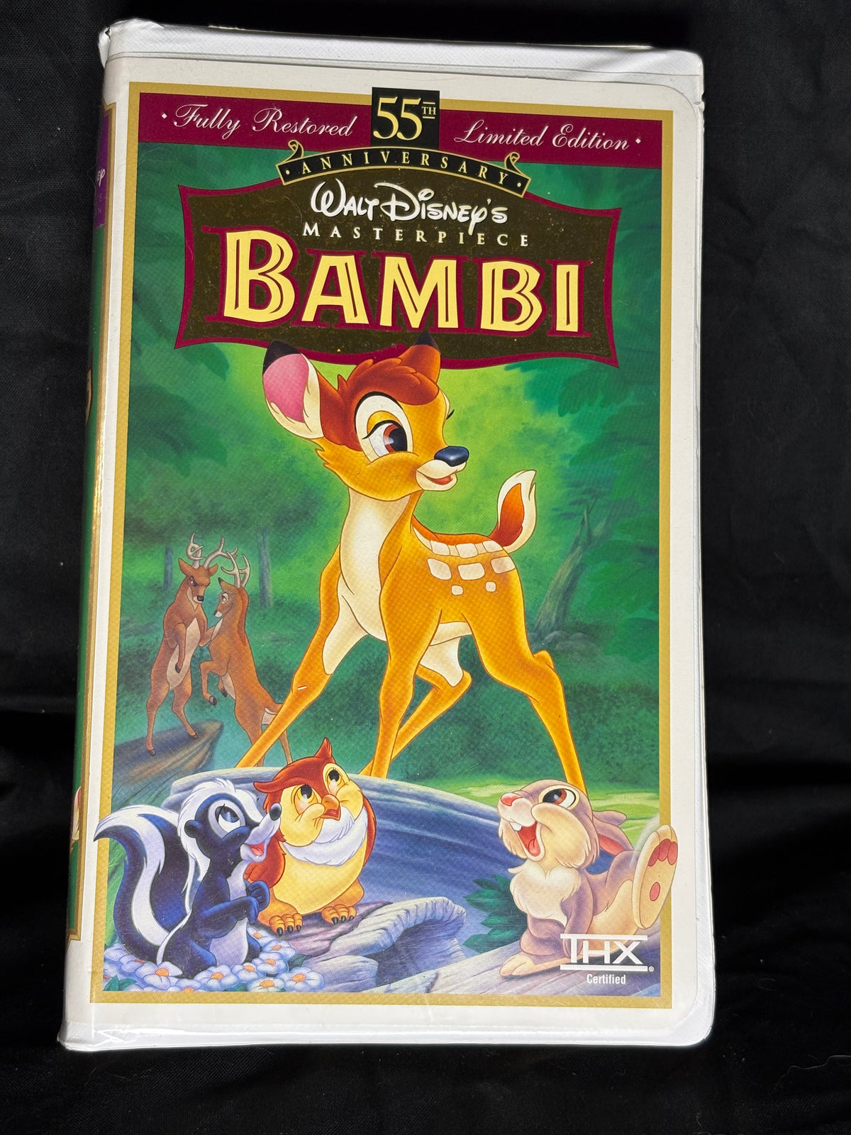 VHS | WALT DISNEY MASTERPIECE COLLECTION OF BAMBI RELEASED AS A 55TH ANNIVERSARY LIMITED EDITION