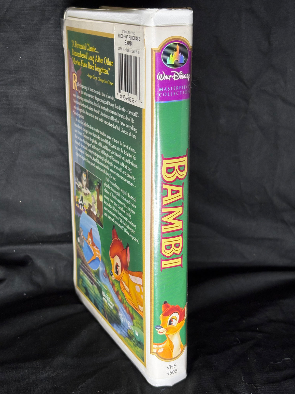 VHS | WALT DISNEY MASTERPIECE COLLECTION OF BAMBI RELEASED AS A 55TH ANNIVERSARY LIMITED EDITION