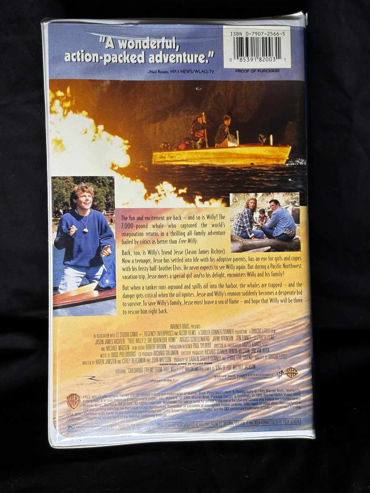 VHS | FREE WILLY 2: THE ADVENTURE HOME