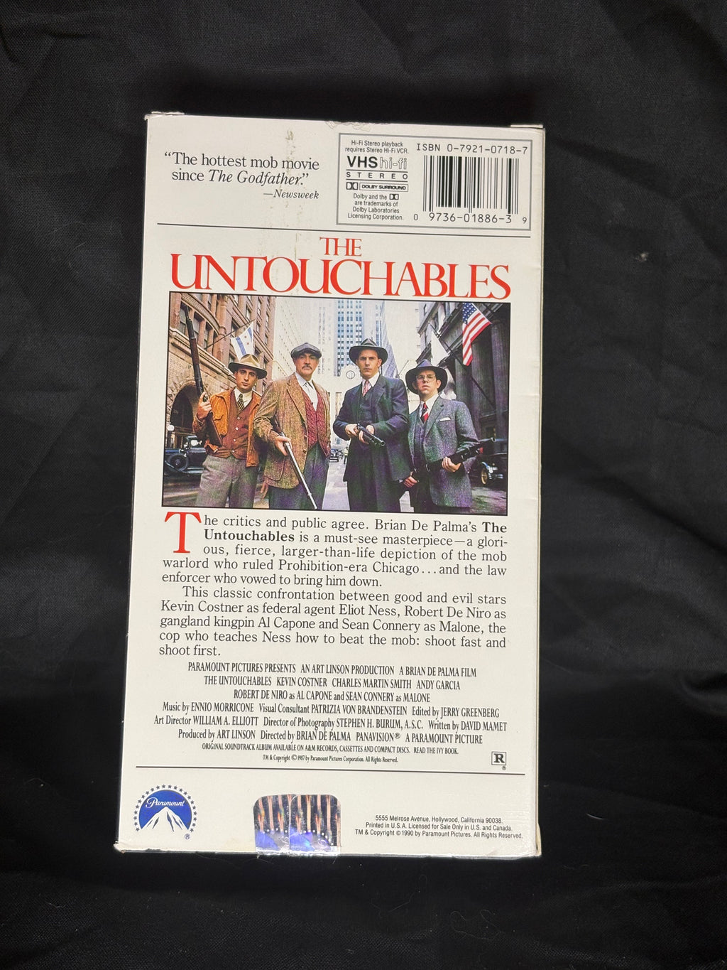 VHS | THE UNTOUCHABLES