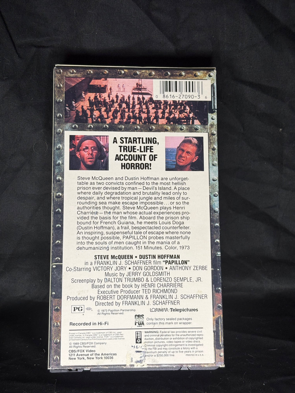 VHS | PAPILLON