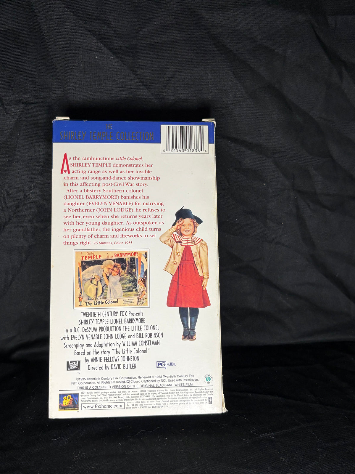 VHS | THE LITTLE COLONEL (SHIRLEY TEMPLE)