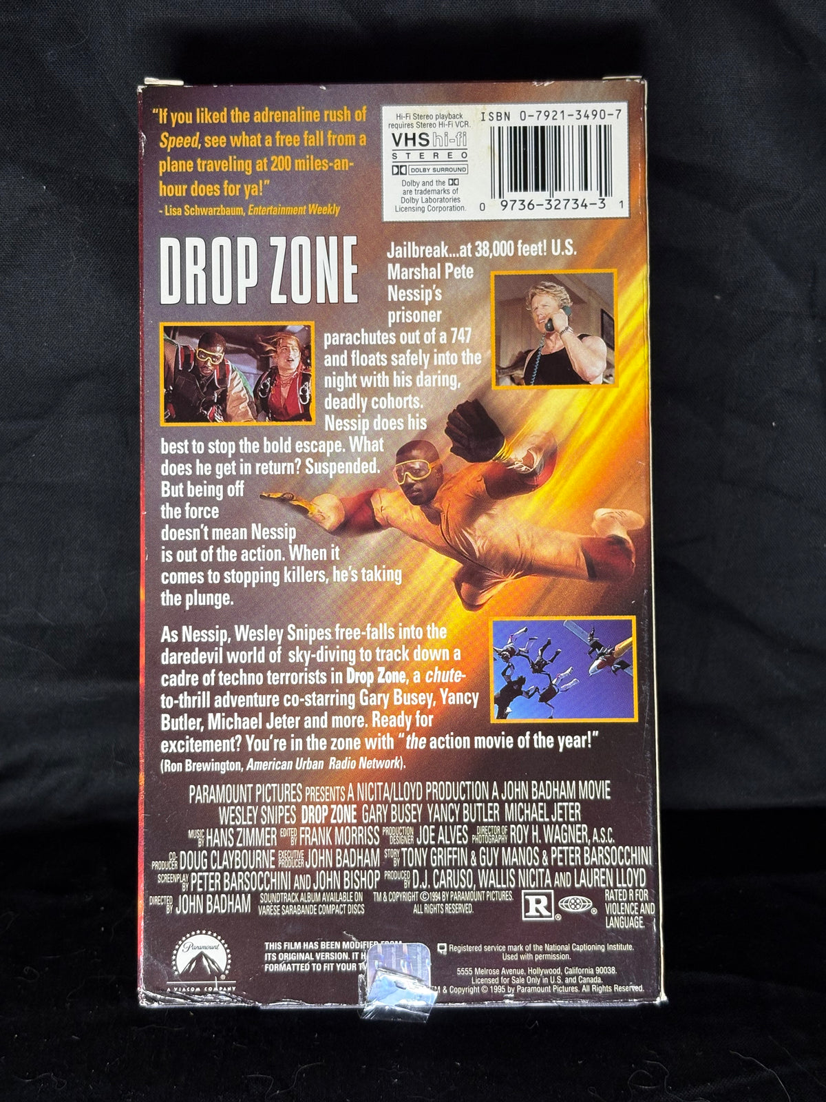 VHS | DROP ZONE (WESLEY SNIPES)