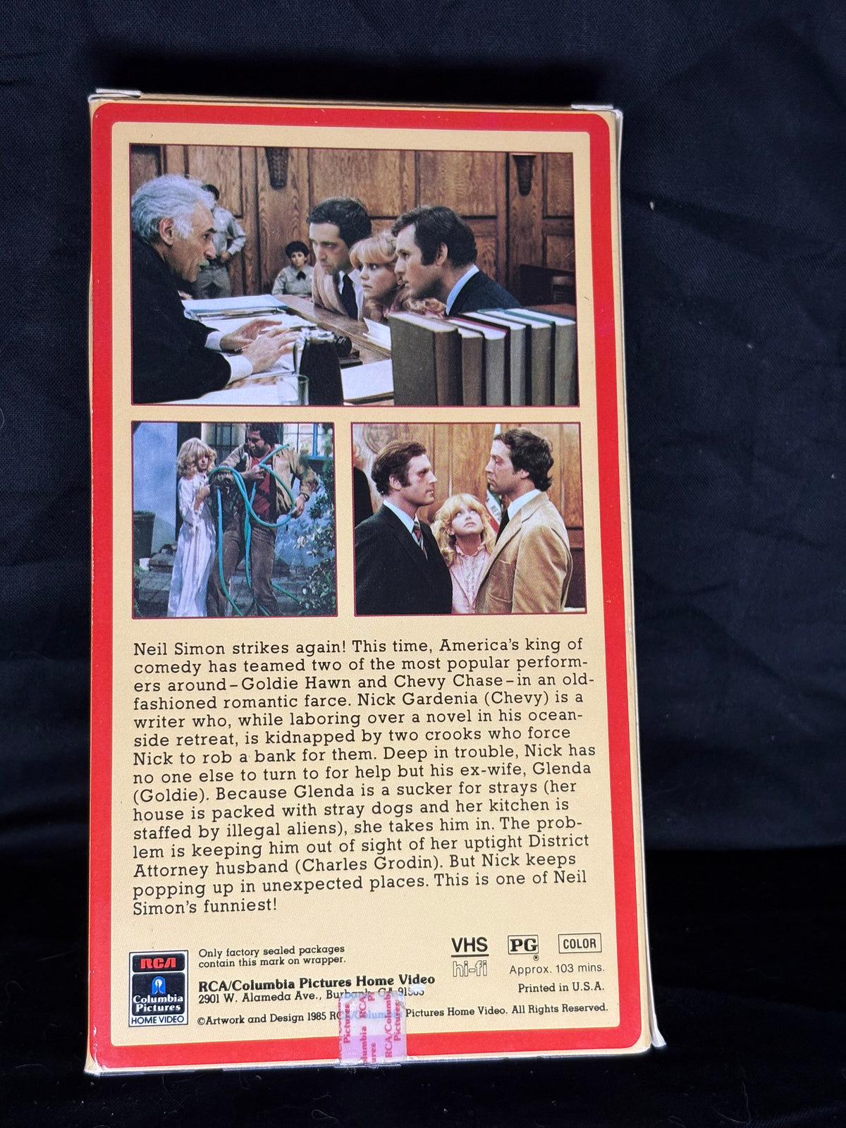 VHS | NEIL SIMON'S SEEMS LIKE OLD TIMES