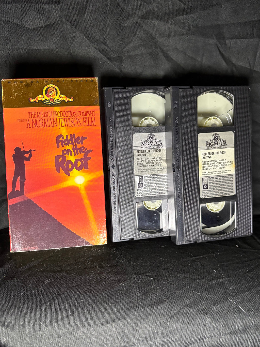 VHS | FIDDLER ON THE ROOF (1971) MUSICAL