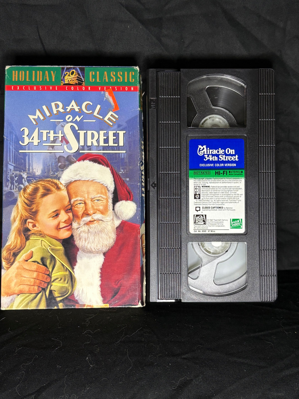 VHS | MIRACLE ON 34TH STREET (1974)