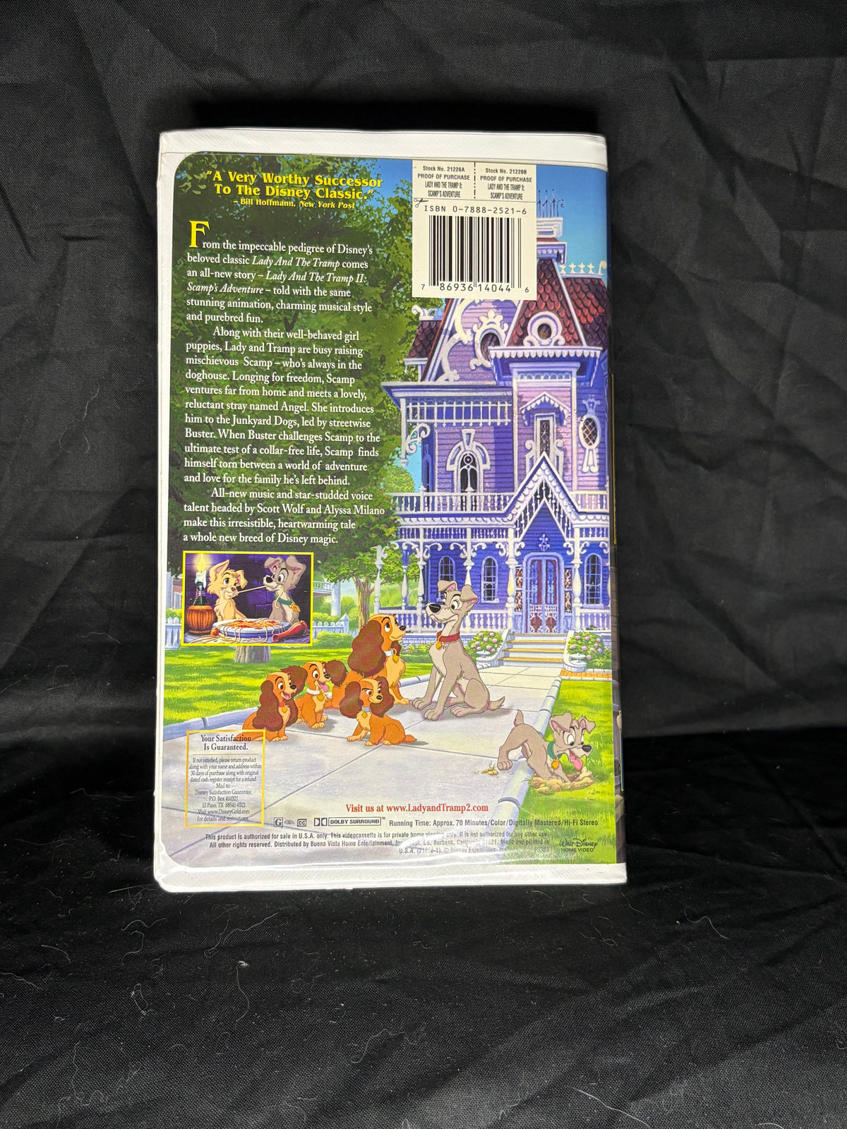 VHS | LADY AND THE TRAMP 2 (SCAMP'S ADVENTURE)