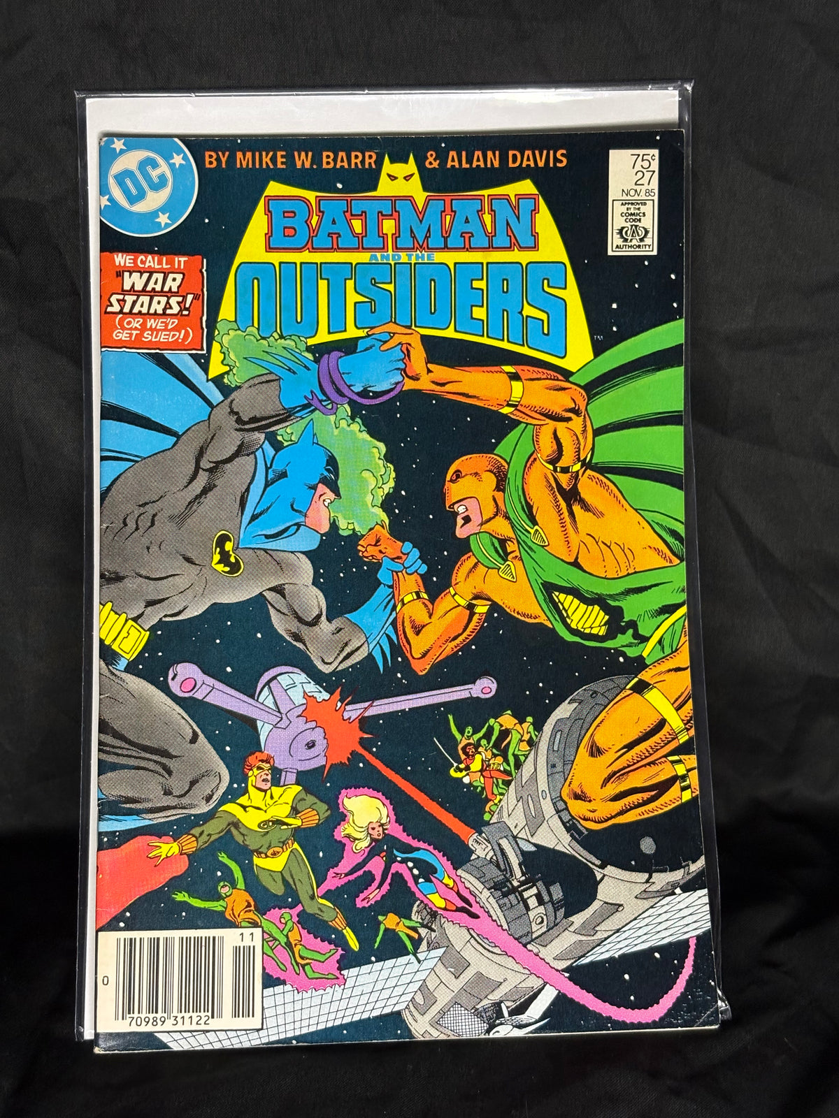 BATMAN AND THE OUTSIDERS #27 "WAR STARTS!" PART 3 OF 3 NOV 1985