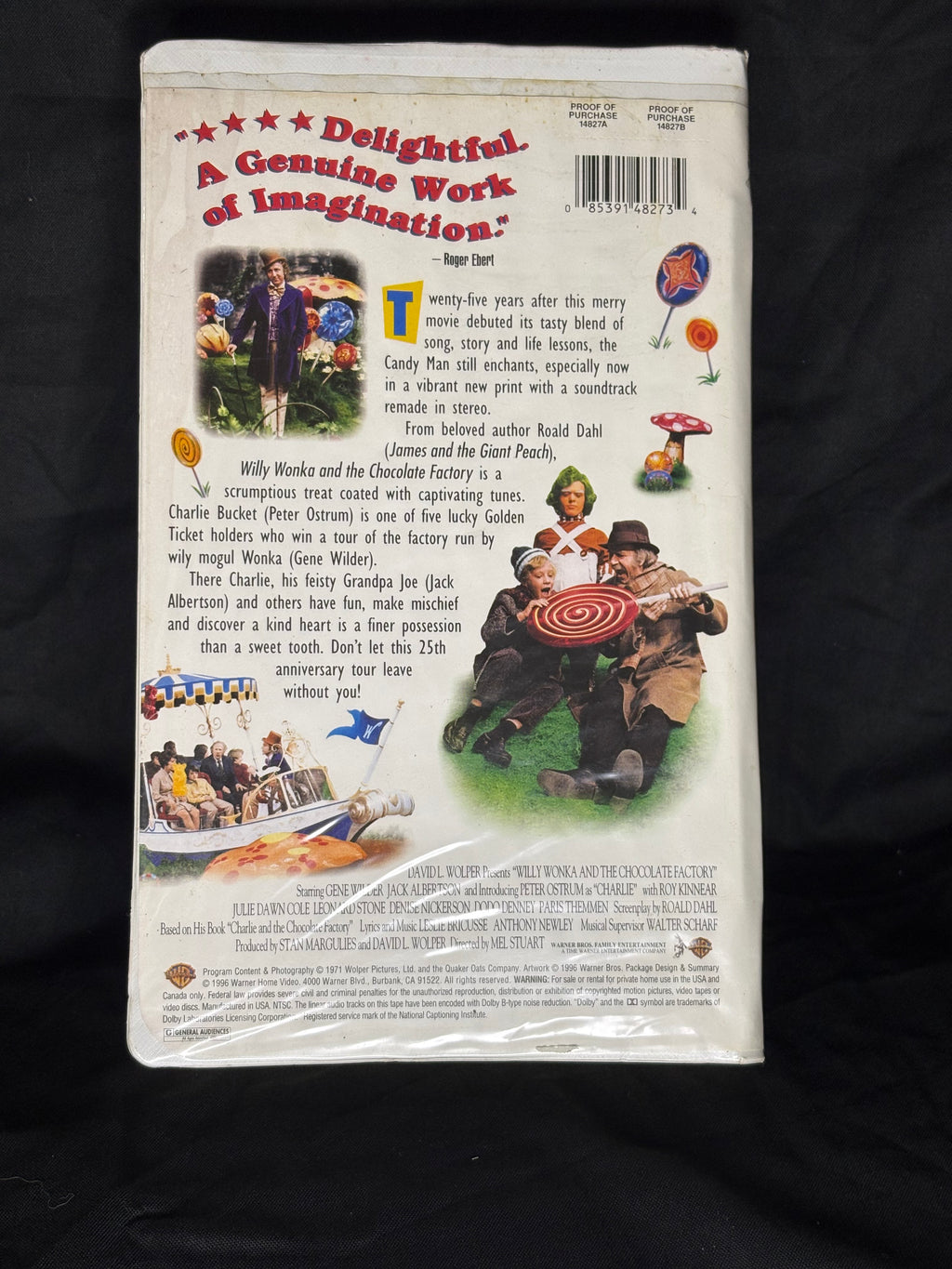 VHS | WILLY WONKA AND THE CHOCOLATE FACTORY