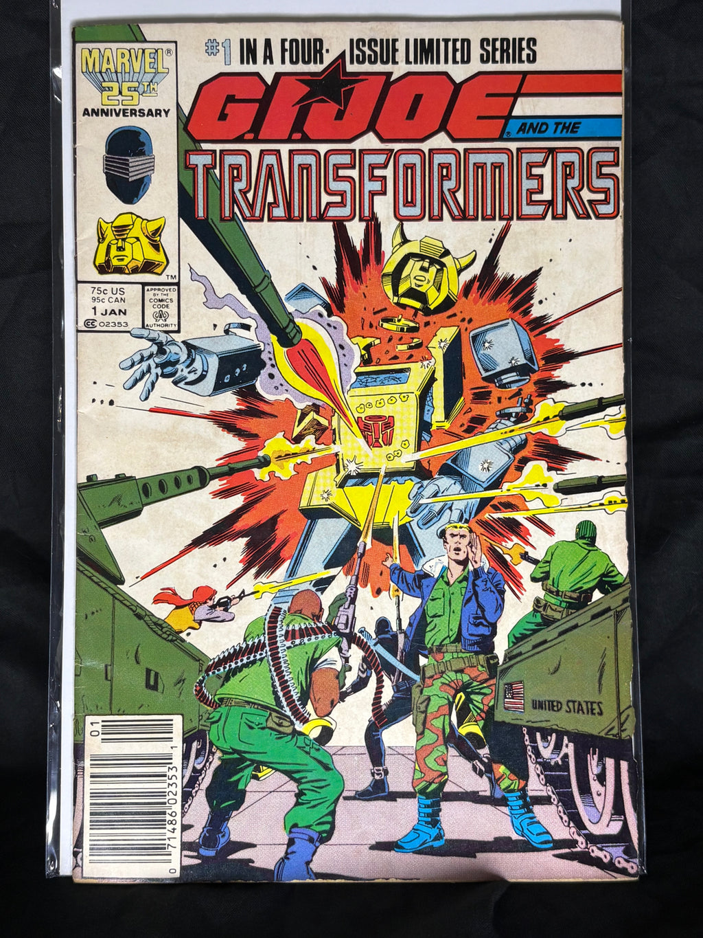 G.I. JOE AND THE TRANSFORMERS #1 JAN 1987