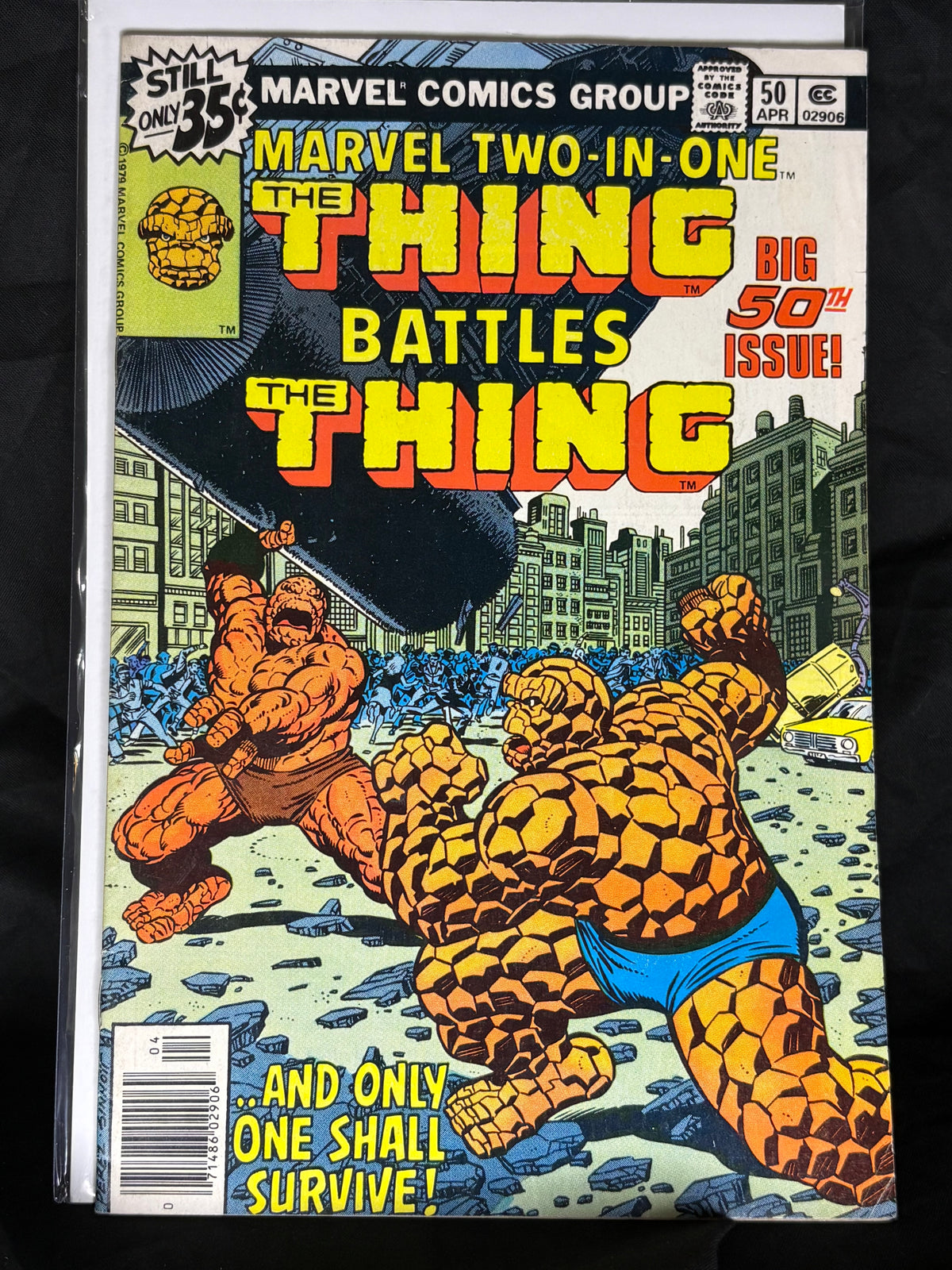 MARVEL TWO-IN-ONE #50 THE THING BATTLES THE THING APR 1979