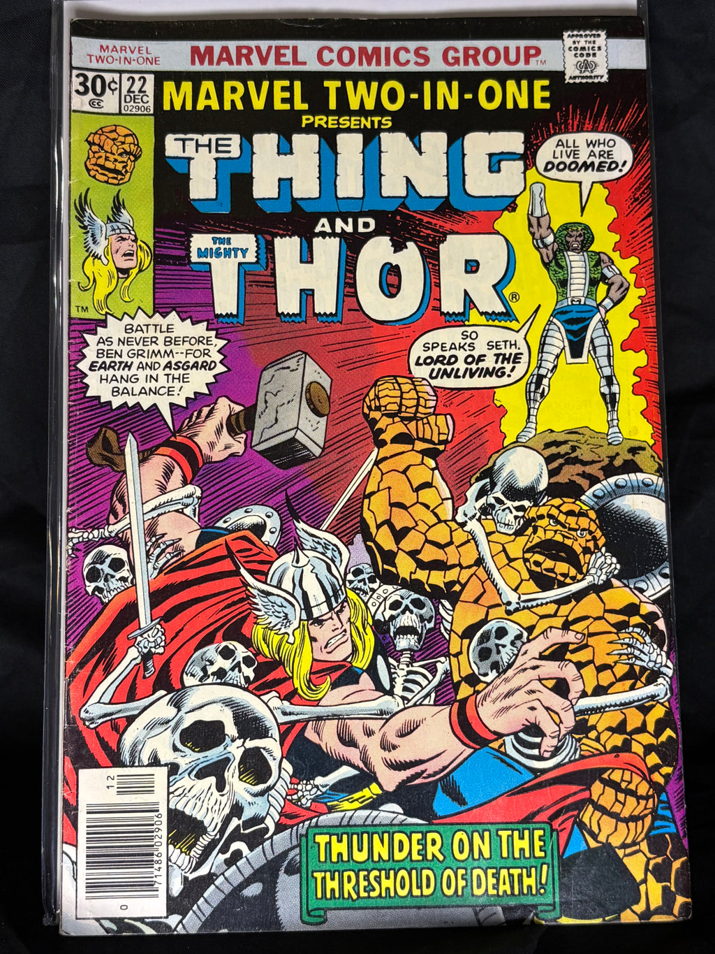 MARVEL TWO-IN-ONE #22 THE THING AND THE MIGHTY THOR DEC 1976