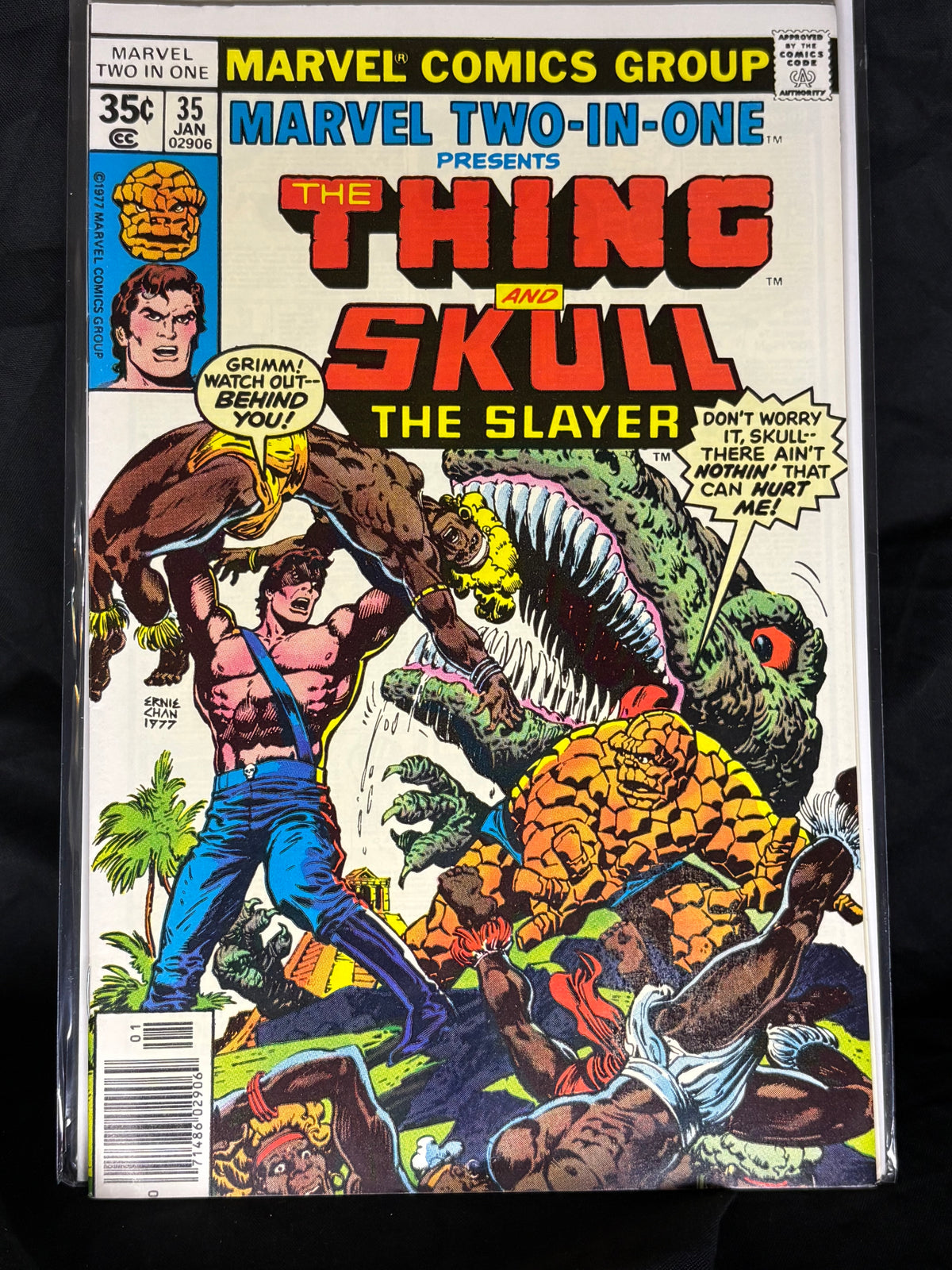 MARVEL TWO-IN-ONE #35 THE THING AND SKULL THE SLAYER JAN 1978