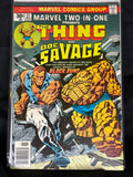 MARVEL TWO-IN-ONE # 21 THE THING AND DOC SAVAGE NOV 1976