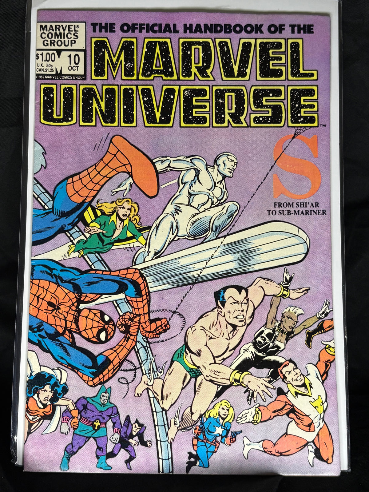 THE OFFICIAL HANDBOOK OF THE MARVEL UNIVERSE #10 OCT 1983