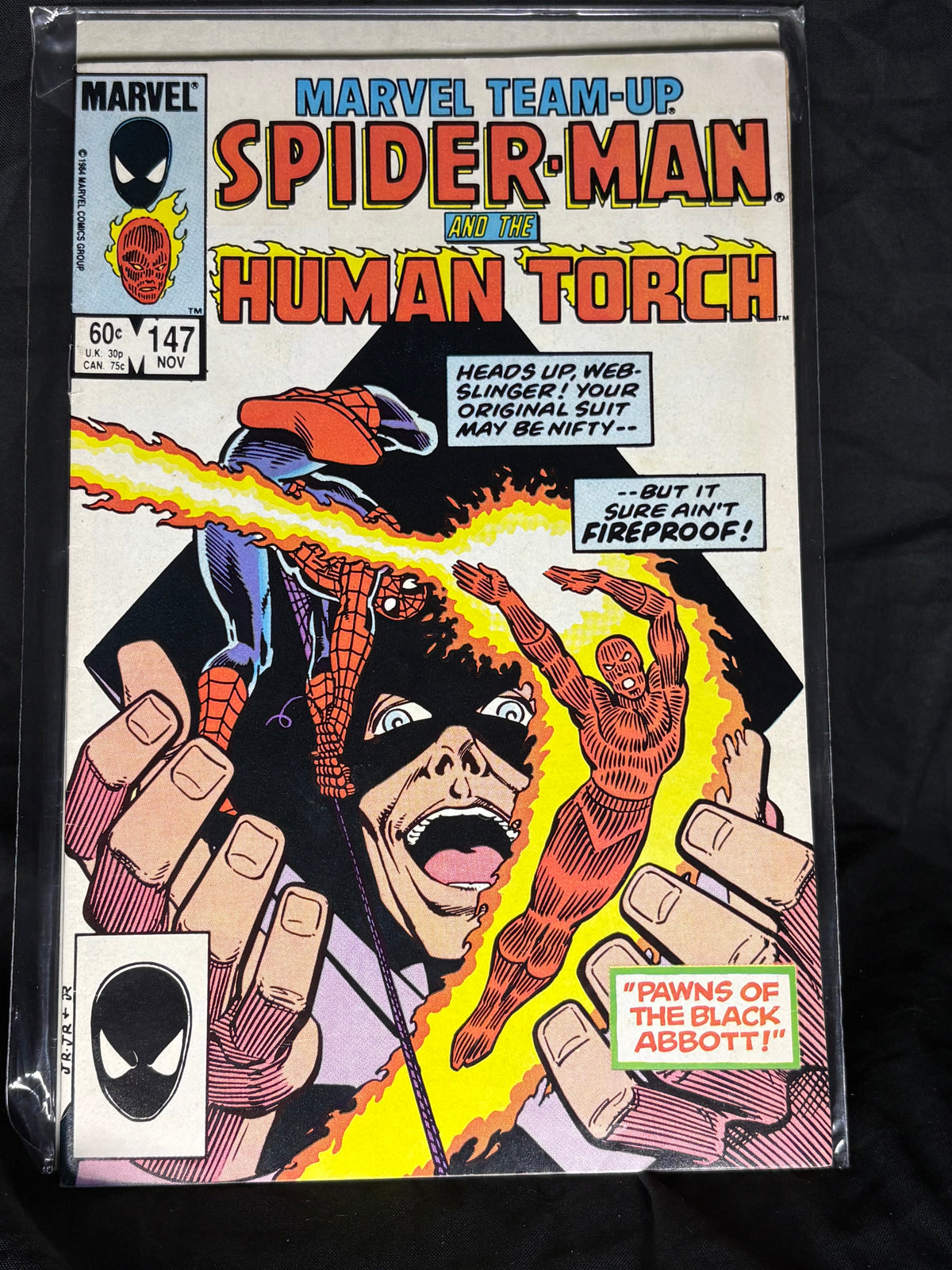 MARVEL TEAM-UP #147 SPIDER-MAN AND THE HUMAN TORCH NOV 1984