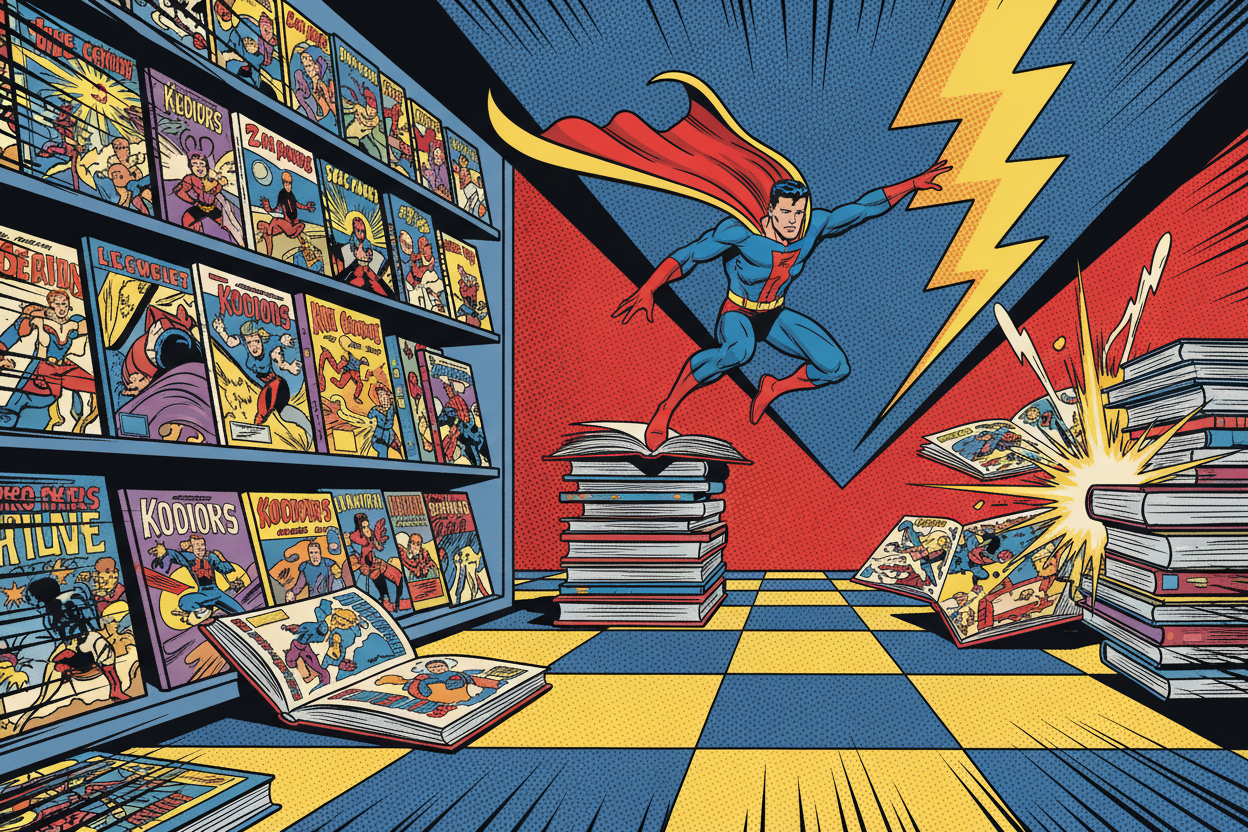 Comic Book Store Hero Banner